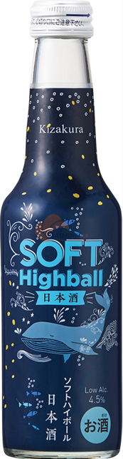 Obrázek k výrobku 7735 - KIZAKURA Saké Nihou Highball Nihou-shu, 4,7 % obj. 235 ml