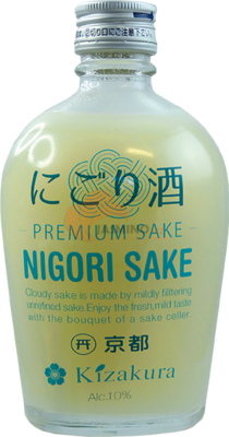 Obrázek k výrobku 2582 - KIZAKURA víno sake Premium Nigori 10% 300ml