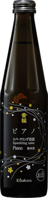 Obrázek k výrobku 2584 - KIZAKURA víno sake Sparkling piano 5% 300ml