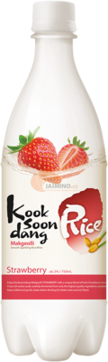 Obrázek k výrobku 7488 - KOOK SOON DANG rýžové víno Makgeolli - jahodový 750ml
