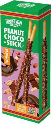 Obrázek k výrobku 3201 - KOREAN STREET Arašídová čokoládová tyčinka 54g