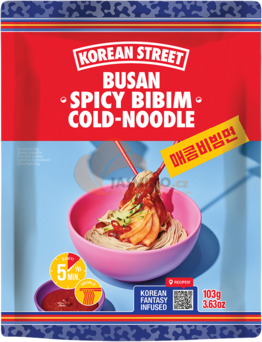 Obrázek k výrobku 6763 - KOREAN STREET Busan Pikantní Bibim studené nudle, předvařené 175 g