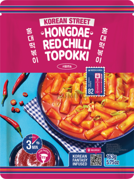 Obrázek k výrobku 6082 - KOREAN STREET Sladká palivá topokki 163g