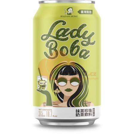 Obrázek k výrobku 6458 - LADY BOBA Zelený čaj Bubble Tea 315ml