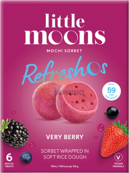 Obrázek k výrobku 7453 - LITTLE MOONS Mochi refreshos ovocný sorbet 192g