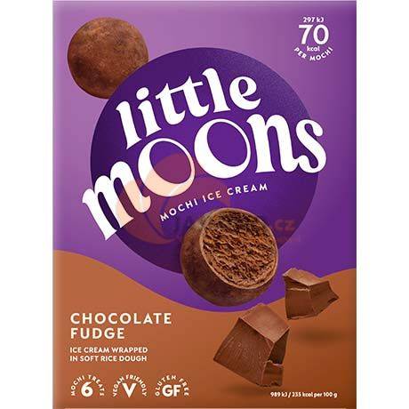Obrázek k výrobku 5392 - LITTLE MOONS Mochi zmrzlina čokoláda Fudge 192g