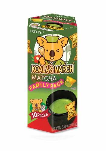 Obrázek k výrobku 5718 - LOOTE KOALAS March Sušenky s příchutí matcha 195g