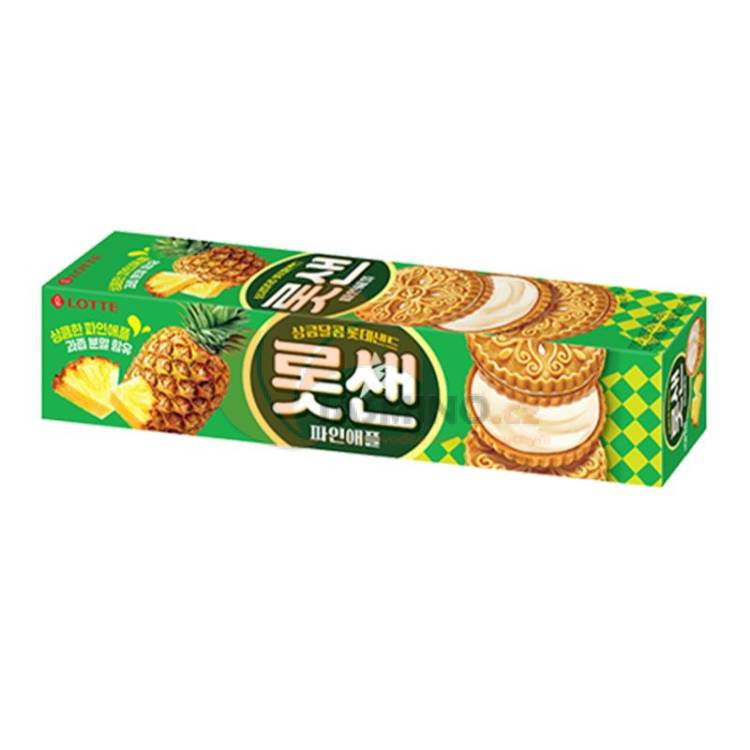 Obrázek k výrobku 3107 - LOTTE Ananasové koláčky 105g