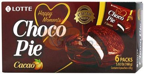 Obrázek k výrobku 5397 - LOTTE Chocopie Cacao 168g