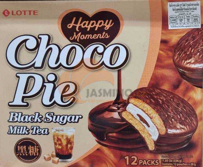 Obrázek k výrobku 5534 - LOTTE Chocopie příchutí mleční čaj 336g