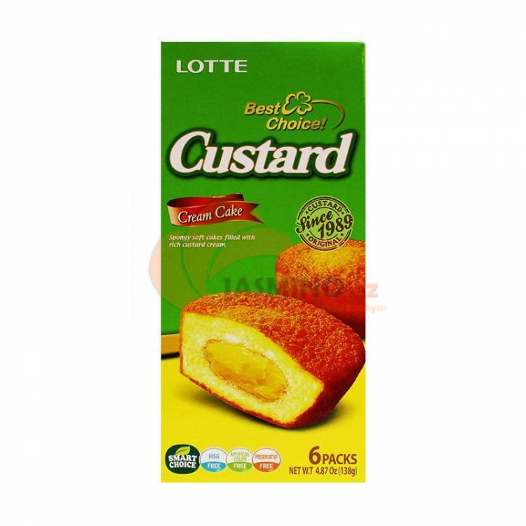 Obrázek k výrobku 3137 - LOTTE Custard krémové zákusky 138g 6*23g