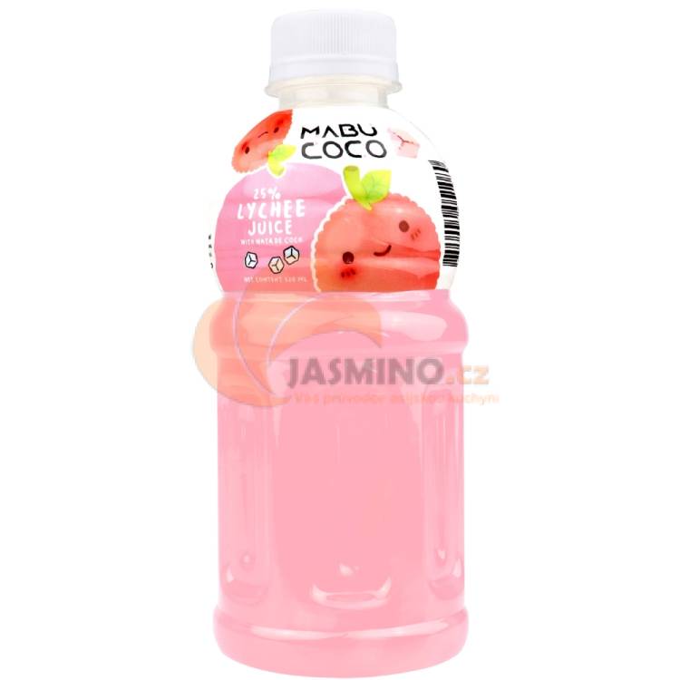 Obrázek k výrobku 3720 - MABU COCO Liči ovocná šťáva s želé 320ml