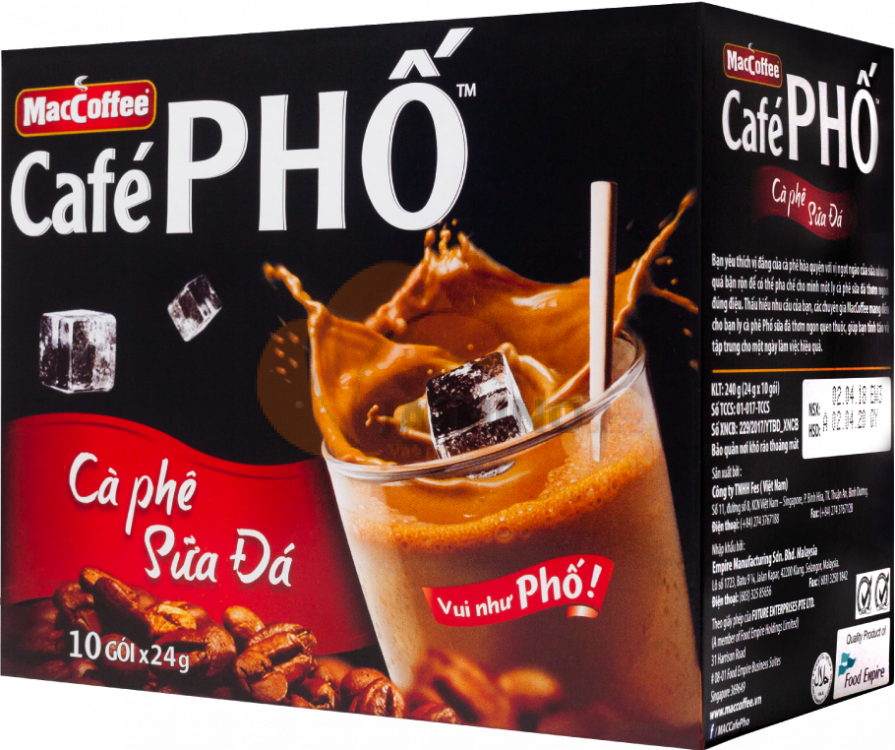 Obrázek k výrobku 4192 - MacCoffee Pho instantní mlečná káva 240g (10x24g)