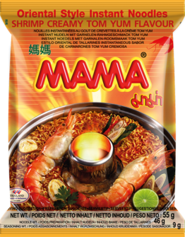 Obrázek k výrobku 2462 - MAMA instant. nudlová polévka Tom Yum krémová 55g
