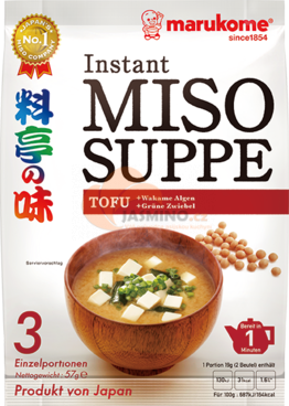 Obrázek k výrobku 2509 - MARUKOME instant. miso polévka s tofu 57g