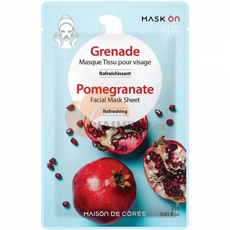 Obrázek k výrobku 3245 - MASK ON Maison de coree pleťová maska Pomegranate 23g