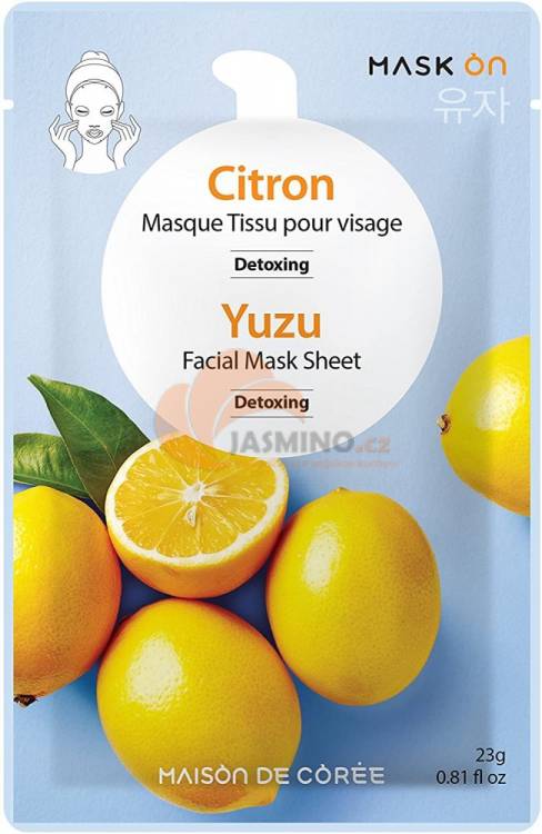 Obrázek k výrobku 3246 - MASK ON Maison de coree pleťová maska Yuzu 23g