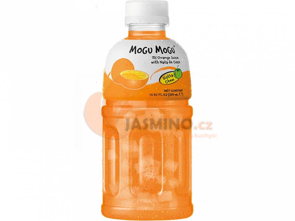 Obrázek k výrobku 5479 - MOGU MOGU Pomerančový džus s zelé 320ml