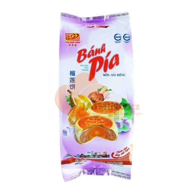 Obrázek k výrobku 4644 - NEW - TAN HUE VIEN pia koláč taro-durianová 400g