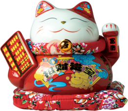 Obrázek k výrobku 7303 - NF JADE TEMPLE Spořitelna Maneki Neko s počítadlem