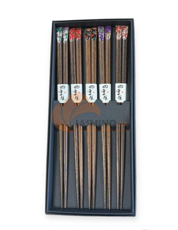 Obrázek k výrobku 7199 - NF NF Hůlky hnědý 5 párů (WH-B254)