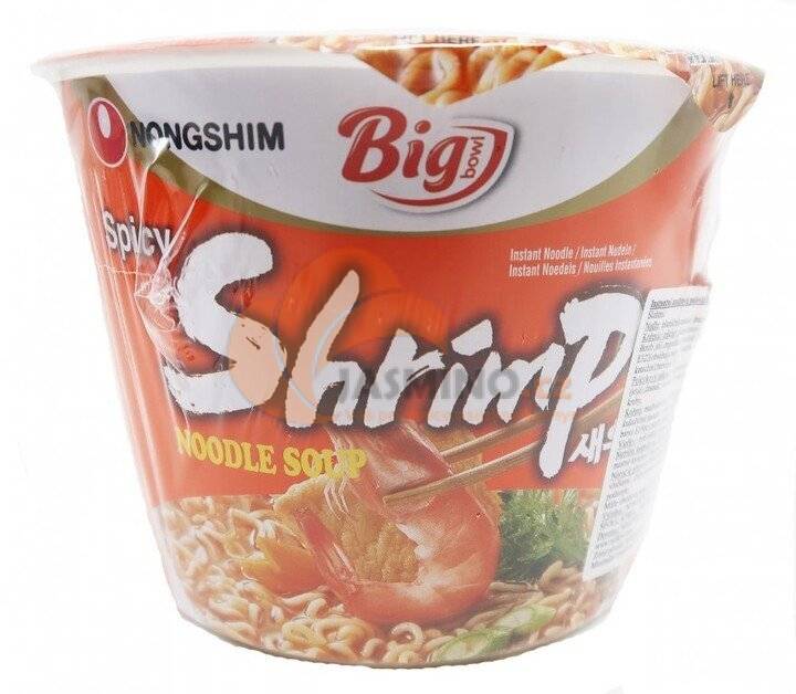 Obrázek k výrobku 4666 - NONGSHIM instant. nudlová polévka krevetová v misce 115g