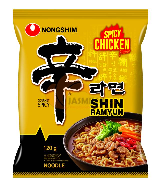 Obrázek k výrobku 7365 - NONGSHIM Instant. nudlová polévka SHIN kuřecí masem 120g