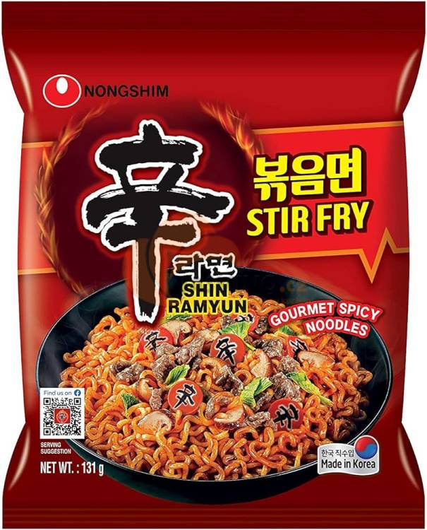 Obrázek k výrobku 7046 - NONGSHIM Instantní nudle, Shin Ramyun Stir Fry, pikantní 131g