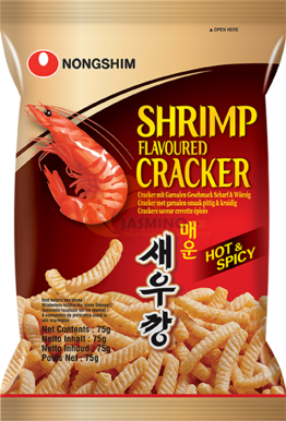 Obrázek k výrobku 2365 - NONGSHIM krevetové chipsy pálivé 75g