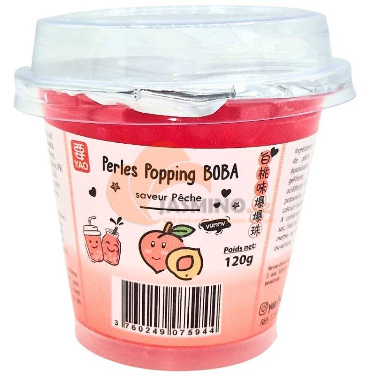 Obrázek k výrobku 6790 - OBOBA Poping boba broskev kulíčky 120g