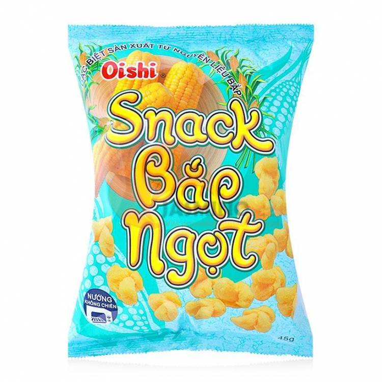 Obrázek k výrobku 2373 - OISHI kukuřičný snack sladký 42g