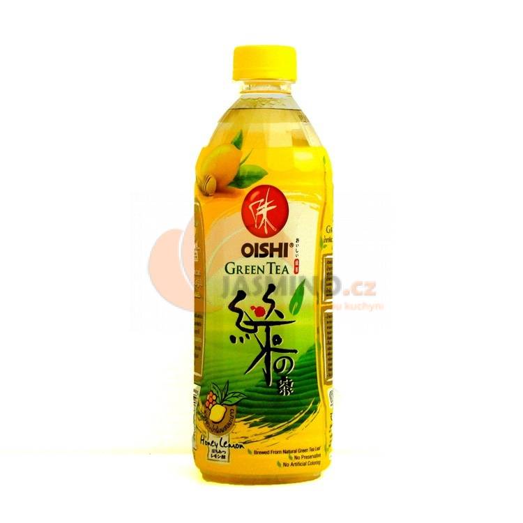 Obrázek k výrobku 2601 - OISHI zelený čaj s medem a citronem 500ml
