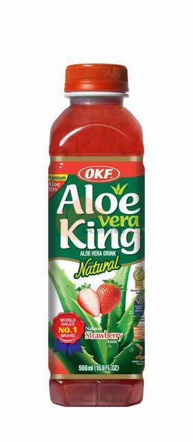 Obrázek k výrobku 2827 - OKF Aloe vera s příchutí jahody 500ml