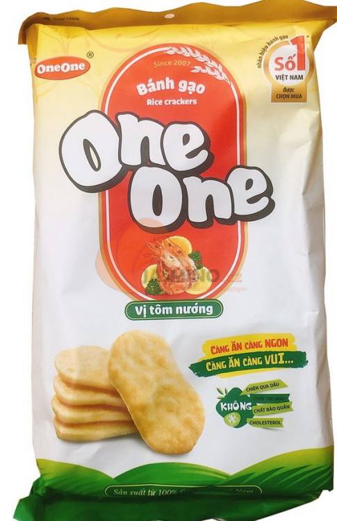 Obrázek k výrobku 7051 - ONE ONE Rýžový cracker s krevetami příchutí 150g