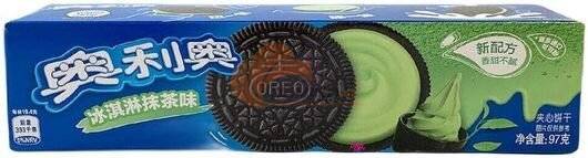 Obrázek k výrobku 6649 - OREO sušenka příchuť zmrzliny se zeleným čajem 97g