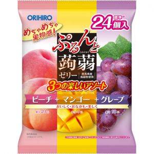 Obrázek k výrobku 7754 - ORIHIRO Želé pudink (broskev, mango, hroznové víno) 480g