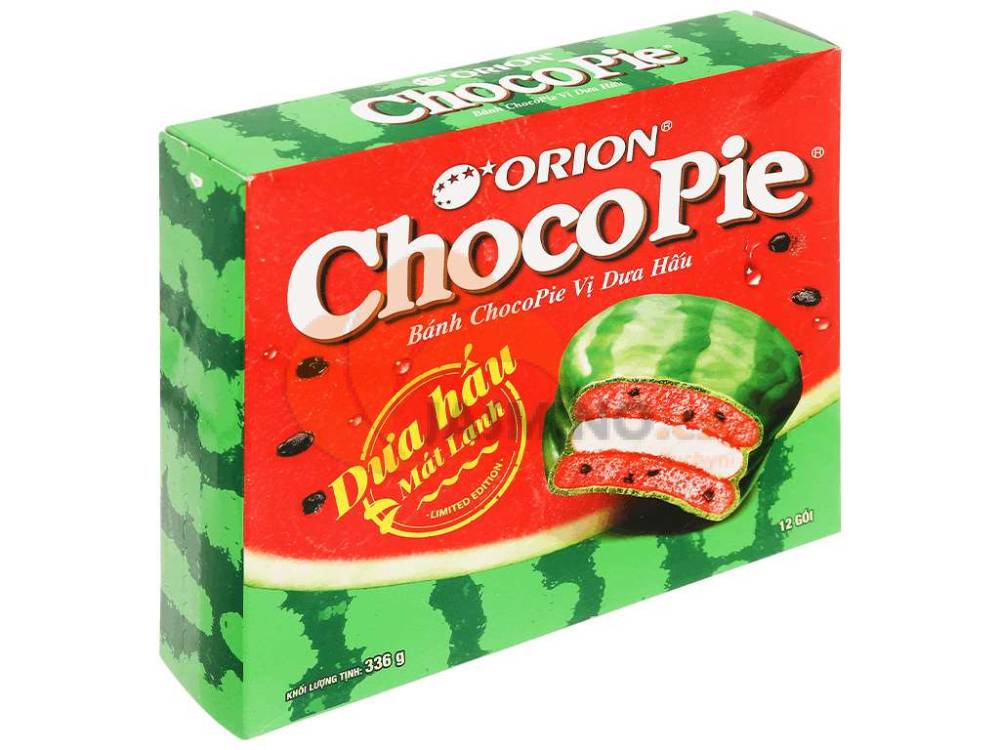 Obrázek k výrobku 7780 - ORION Chocopie příchut vodní meloun 336g