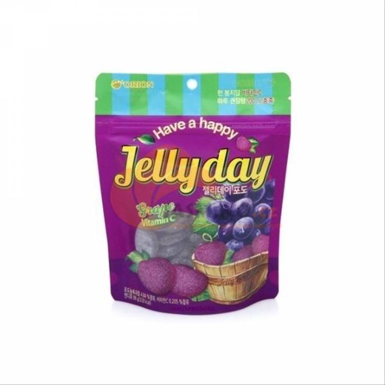 Obrázek k výrobku 3118 - ORION Jellyday hroznový želé 49g