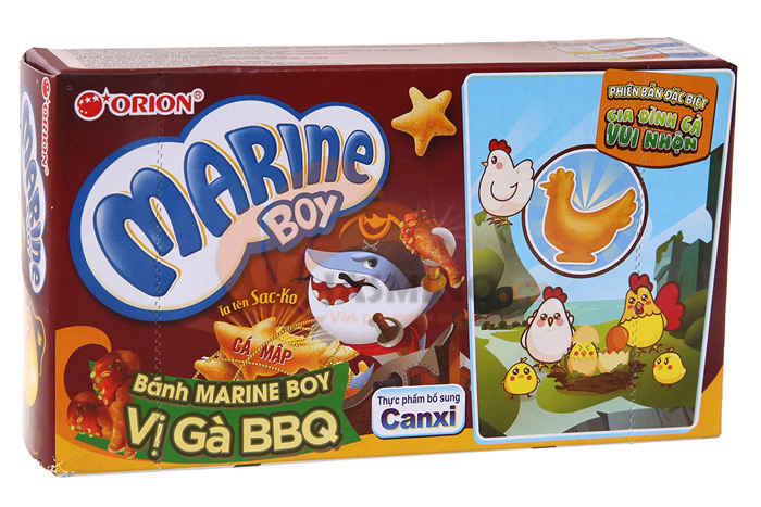 Obrázek k výrobku 3204 - ORION Marine boy snack s příchutí kuřecí BBQ 35g