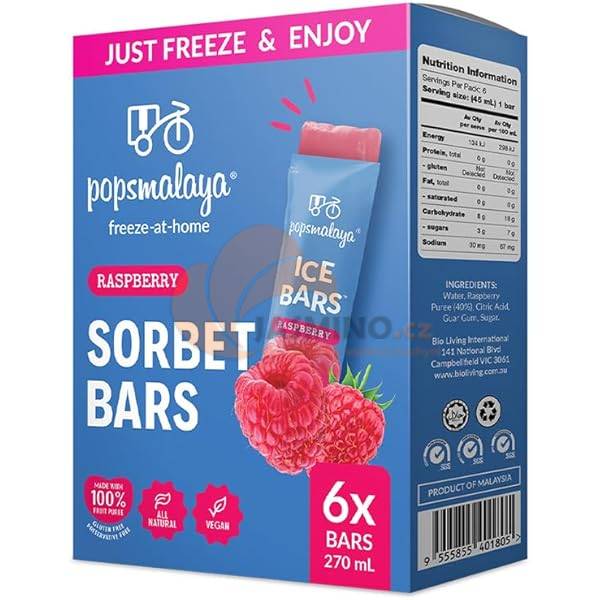Obrázek k výrobku 7729 - POPS MALAYA Sorbetová tyčinka - malina 270ml