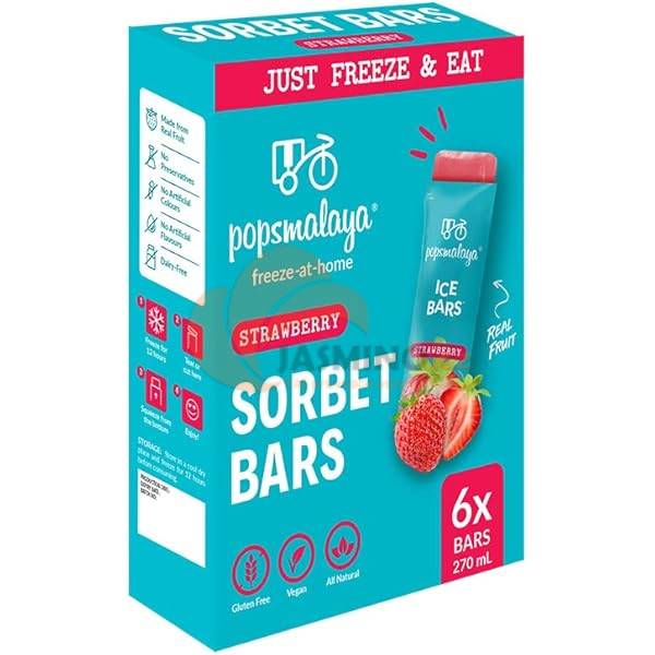 Obrázek k výrobku 7730 - POPSMALAYA Sorbetové tyčinky - jahoda 270ml