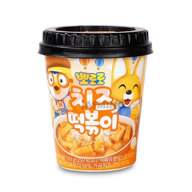Obrázek k výrobku 6901 - PORORO Instant Cup Topokki Korejský rýžový dort se sýrovou příchutí 110g