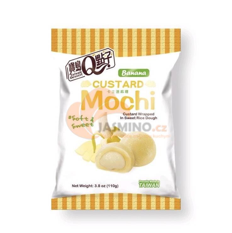 Obrázek k výrobku 7319 - Q Mochi rýžové koláčky - banán 110g