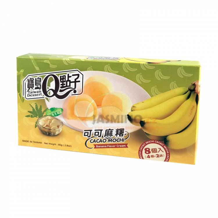 Obrázek k výrobku 4736 - Q Mochi s příchutí banánovou 80g