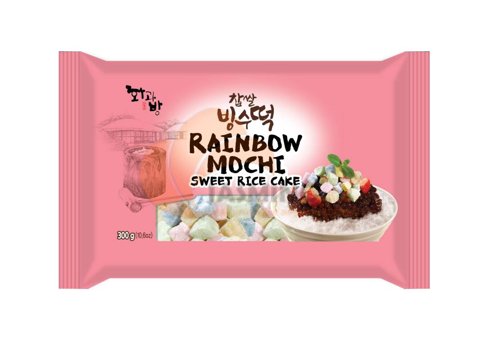 Obrázek k výrobku 7458 - Rainbow mochi sladký rýžový koláč, mix 300g