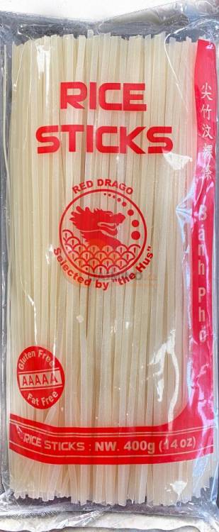 Obrázek k výrobku 3173 - RED DRAGON široké rýžové nudle AAAAA 400g