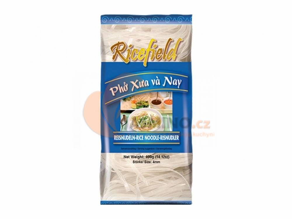 Obrázek k výrobku 3159 - RICEFIELD široké rýžové nudle Xua&Nay 400g