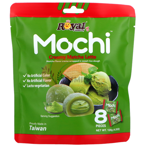 Obrázek k výrobku 7345 - ROYAL FAMILY Mochi krémové Matcha Latte 120g