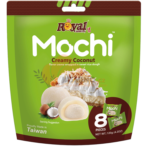 Obrázek k výrobku 7442 - ROYAL FAMILY Mochi - Krémový kokos 120g