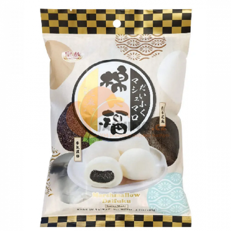 Obrázek k výrobku 3375 - ROYAL FAMILY Mochi Marshmallow s sezamem 120g